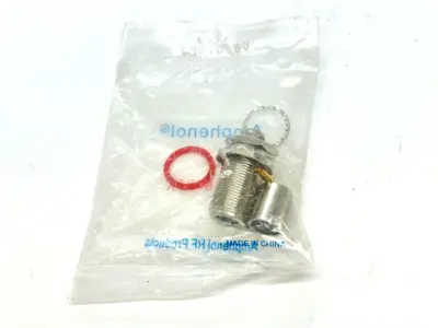 082-346-RFX | Amphenol RF  N-Type Straight Crimp Jack RG-8 RG-213 RG-225 50 Ohm - New