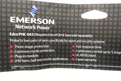 NEW EMERSON PHC-043 SURGE PROTECTION PHC043