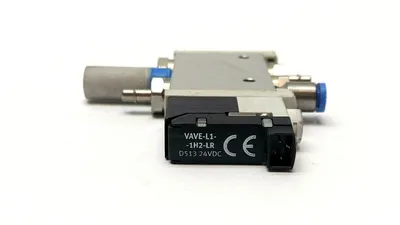 VUVG-L10-M52-RZT-M7-1P3,VAVE-L1-1H2-LR,566482 | Festo VUVG-L10-M52-RZT-M7-1P3 Air Solenoid Valve w/ VAVE-L1-1H2-LR Sub-Base - Used