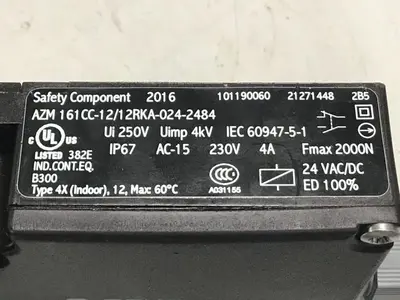 USED SCHMERSAL AZM 161CC-12/12RKA-024-2484