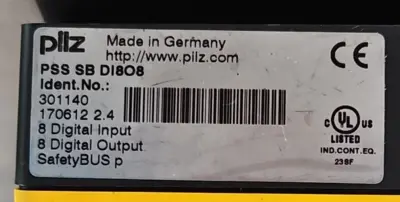 Pilz PSS SB DI808 Digital Input/output Module. (BIN4.4.4)