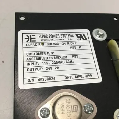 USED ELPAC SOLV30-24 N/OVP