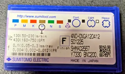 Sumitomo 4645654654 Indexable Inserts | Amiron Machinery (5)