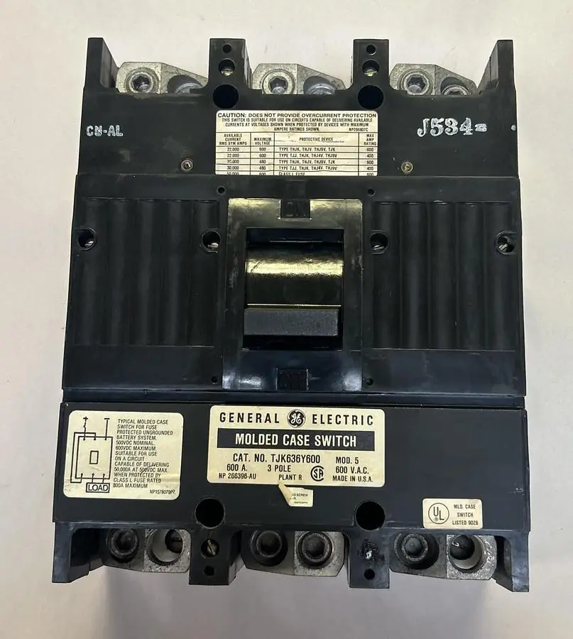 Used GE TJK636Y600 Miscellaneous Equipment (Electrical & Power) Ohio US | Surplus Asset Holdings #1242152