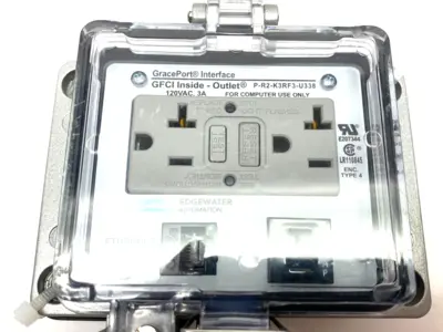 Used Grace Technologies GracePort Ethernet Duplex Interface Panel Outlet Electrical Fittings Michigan US | Maverick Industrial Sales #1391398