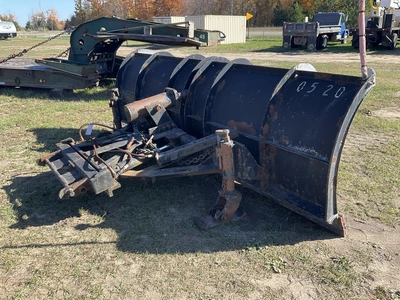 Used _UNKNOWN_ 11' PLOW WITH POWER ANGLE AND HEAVY DUTY FRONT BUMPPER MOUNT Plow Blades Michigan US | Miedema Asset Management Group #1579538