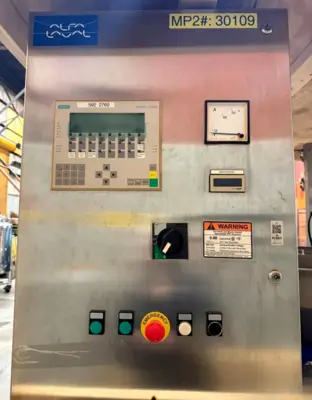Alfa-Laval BREW 300 hermetic clarifier module, 316L SS.