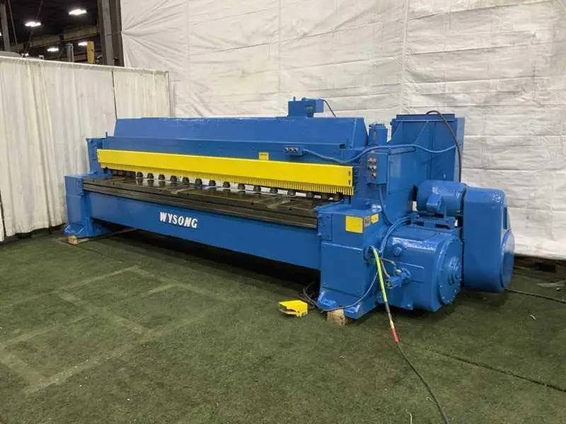 12' X 1/4" WYSONG MODEL #1225 MECHANICAL POWER SHEAR: STOCK #22829