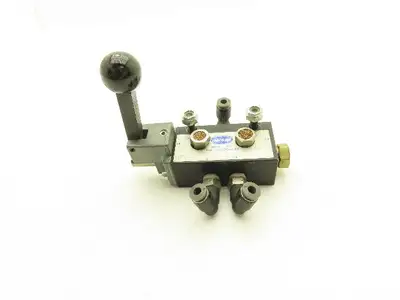 Fabco-Air 18HL-4 4-Way Hand Lever Actuated Pneumatic Directional Control Valve