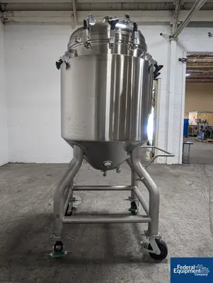 USED A&M Process 500 Liter A&B Process Receiver Tank, 316 S/S, 44/150#