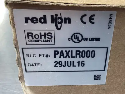 RED LION CONTROLS PAXLR000 Lite Rate Meter 6 Digit 5B-19