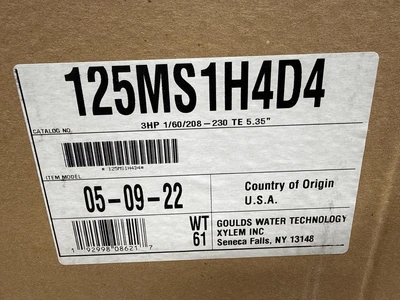 GOULDS 125MS1H4D4 Centrifugal Pumps | Fram Fram LLC (15)