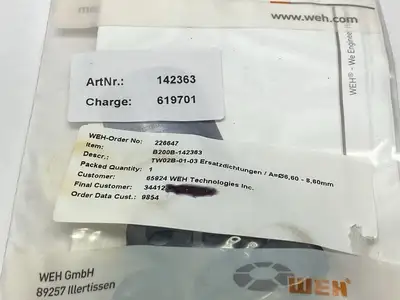 New | in-Stock WEH TW02 Adapter Seal Set 6.60-8.60mm Seals & Gaskets Michigan US | Maverick Industrial Sales #1401386