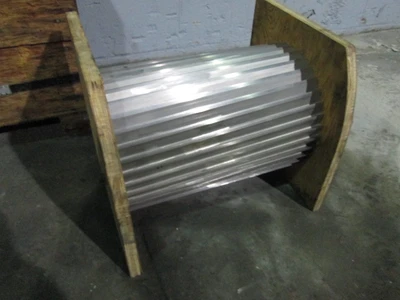 14" Helical Pelletizing Rotor, 36" looks to be unused,