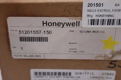 NEW OPEN BOX HONEYWELL 51201557-150 Input/ Output Link Module STOCK G451