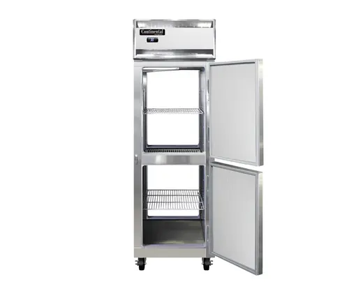 Continental 1FNSSPTHD 26" One Section Pass Thru Freezer, (4) Right Hinge Solid Doors, 115v