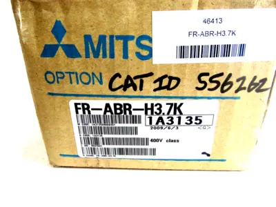 NEW MITSUBISHI FR-ABR-H3.7K EXTERNAL BRAKE RESISTOR FRABRH37K
