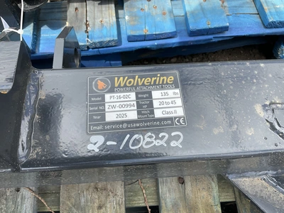 Used WOLVERINE PT-16-02C 3-POINT TRACTOR ATTACHMENT ADAPTER CAT. 2 Miscellaneous Equipment Michigan US | Miedema Asset Management Group #1324198