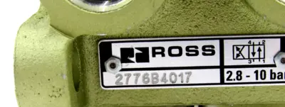 NEW ROSS CONTROLS 2776B4017 DIRECTIONAL CONTROL VALVE