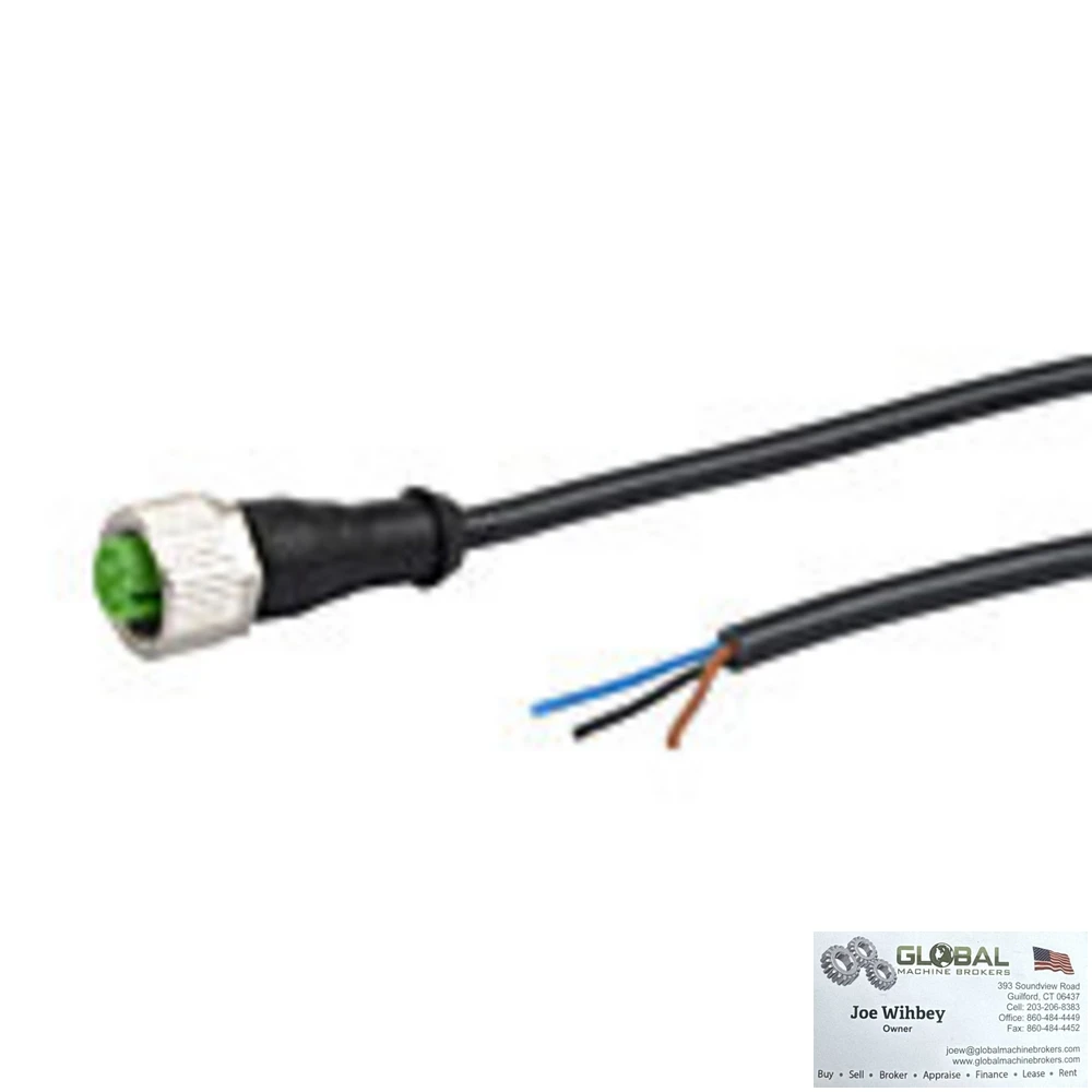 Automation Direct CD12M-0B-050-A1,16.4 Foot 3 Pole Pigtail Connection Cable
