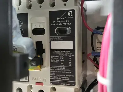30hp, 600V, 100A, FVNR Starter, Size 3