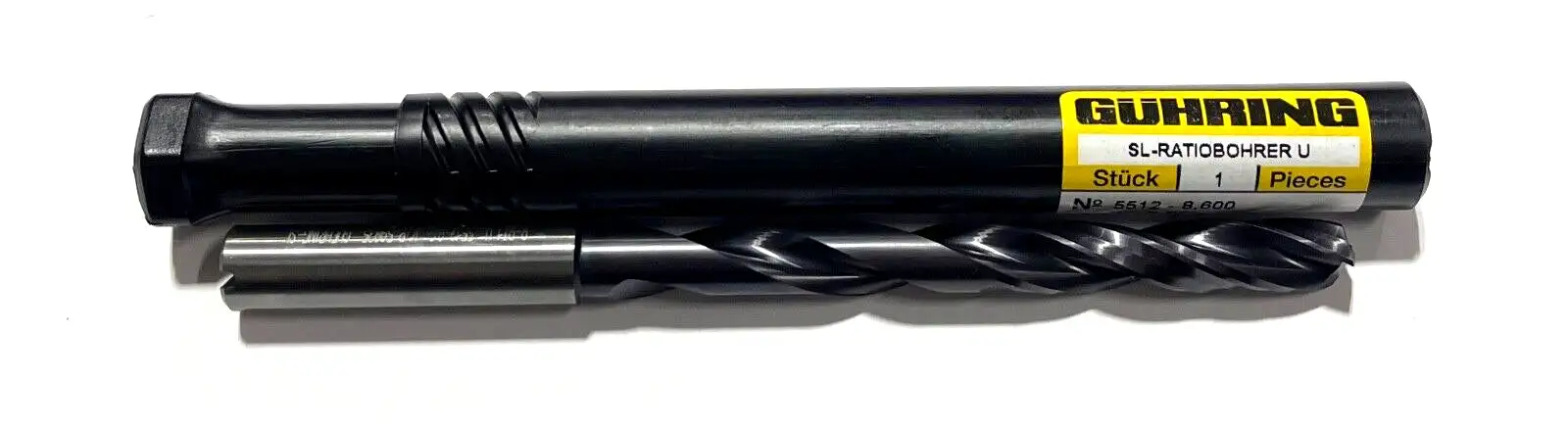 Guhring 8.6mm Solid Carbide Drill 7xD nano-FIREX Coating 2 Flute Coolant Thru