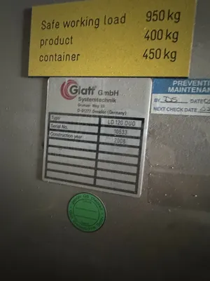 USED 2008 GLATT GPCG PLUS