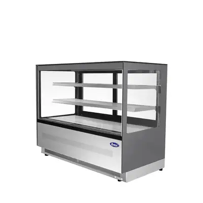 New | in-Stock Atosa New Atosa RDCS-60 Floor Model Refrigerated Display Square, 60" Display Refrigerators Illinois US | Falcon Restaurant Supply #1375239