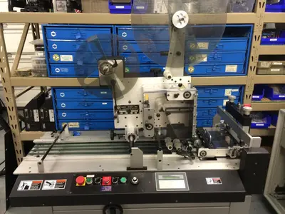 Used KIRK-RUDY 535 TAB MASTER Pressure Sensitive Labelers Michigan US | Capital Mailing Equipment #1494271