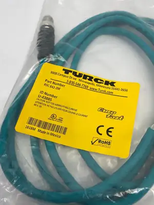 New | in-Stock Turck Eurofast Single Ended Ethernet Cordset M12 8-Pin Bus Bars & Plugs Michigan US | Maverick Industrial Sales #1467961