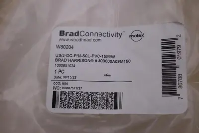 WOODHEAD 803000A09M150 CABLE STOCK H1535