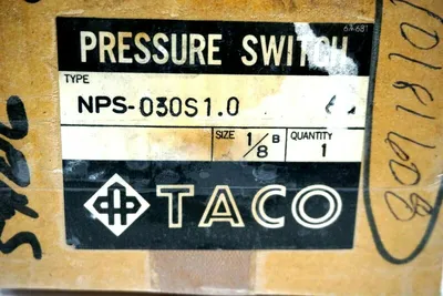NEW TACO NPS-030S1.0 PRESSURE SWITCH NPS030S10