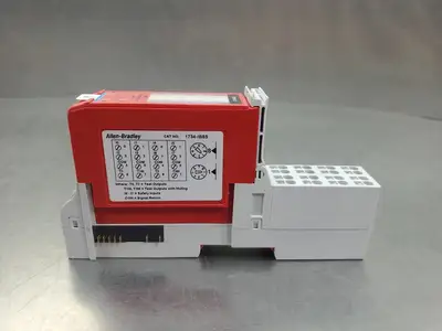 USED Allen-Bradley 1734-IB8S SER B Point Guard I/O 24VDC Safety Sink Input Module