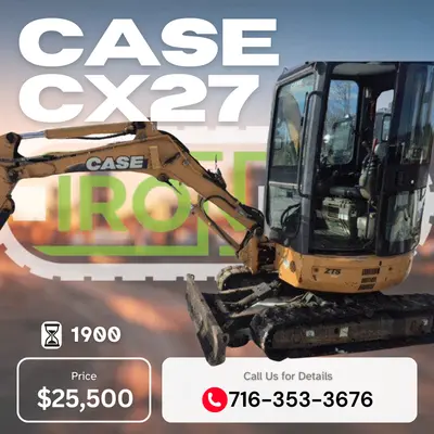 CASE CX27 Mini Excavator | Iron Listing (9)