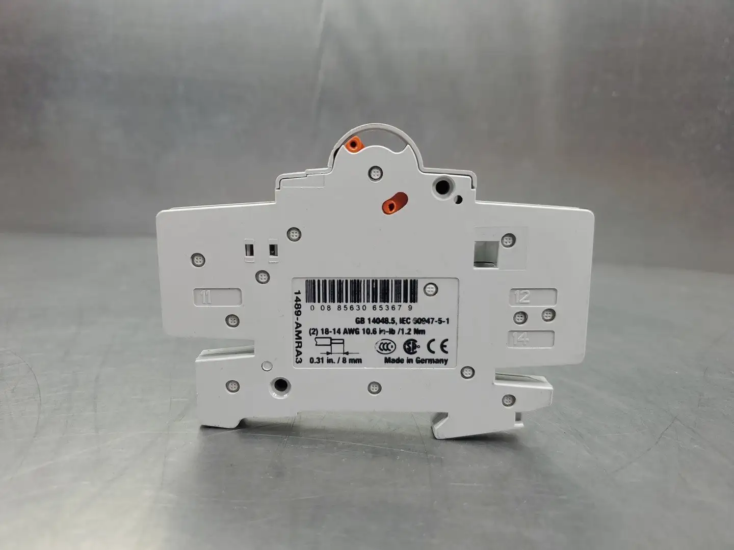 ALLEN BRADLEY 1489-AMRA3 CONTACT BLOCK. 4E-39