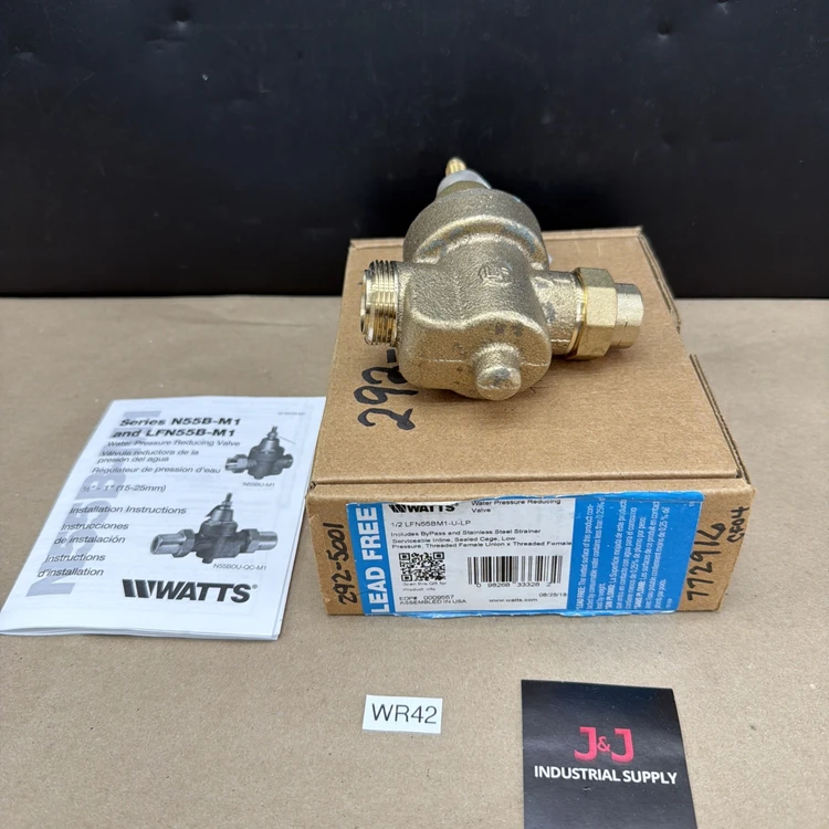 New | in-Stock Watts LFN55BM1-U-P 1/2 Valves/Fittings Indiana US | J&J Industrial Supply #806144