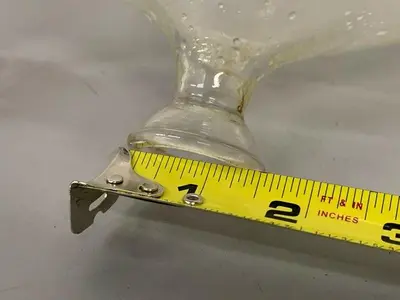 USED POPE SCIENTIFIC DISTILLATION GLASSWARE W/ 1.5" OPENING