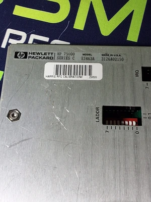 AGILENT E1463A 32-CHANNEL 5 AMP FORM-C SWITCH MODULE 75000 SERIES C