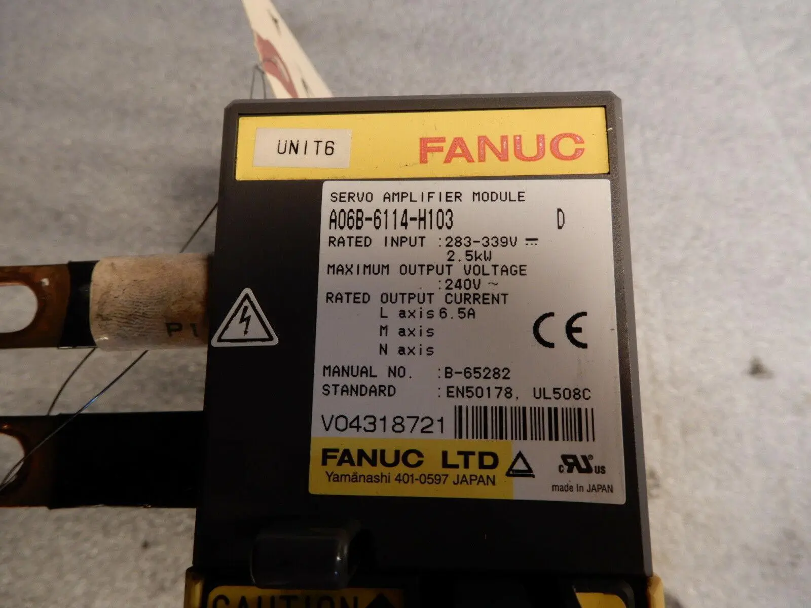 USED Fanuc A06B-6114-H103