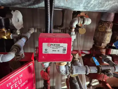 Containerized Foam Fire Suppression System w/ Deluge Valve, Potter Controls & Piping Manifold