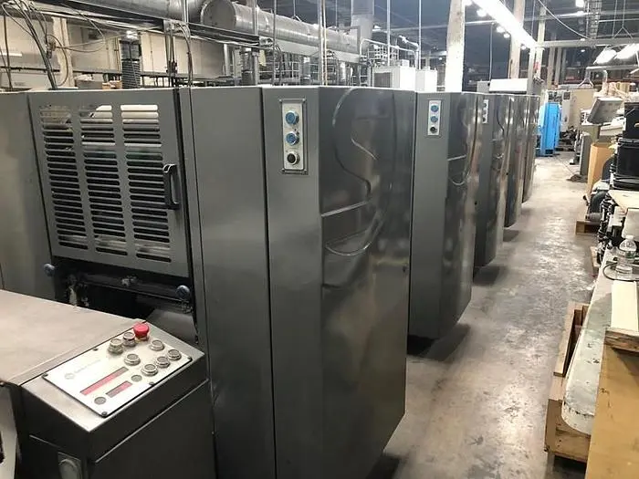 Used 2006 SANDEN 5 COLOR 22” INSERT UV PRESS Web-fed press Illinois US | Capital Equipment Solutions #468496