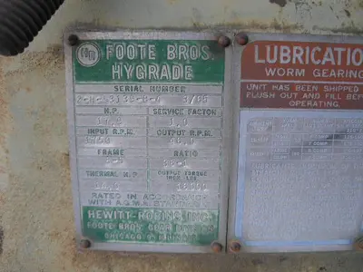 USED FOOTE BROTHERS 8S