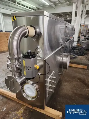 USED Telstar Industrial, S.L. 99" Telstar Compounding Isolator, S/S, (6) Glove