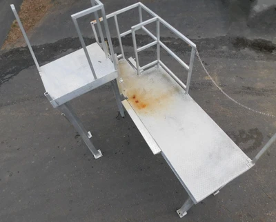USED ELEVATED MEZZAINE ALUMINUM