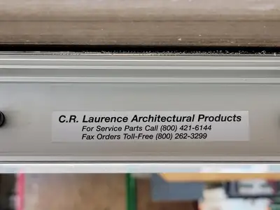 4" Door Rail W/ Lock DR4SPS12C