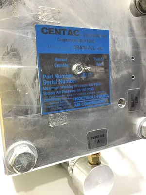 Drain-All CENTAC TX18711 Compressed Air Condensate Drain Valve