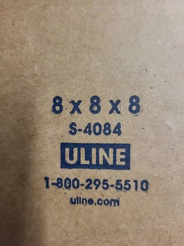 Collection of ULINE Corrugated Shipping Boxes 8x8x8 and 12x12x12
