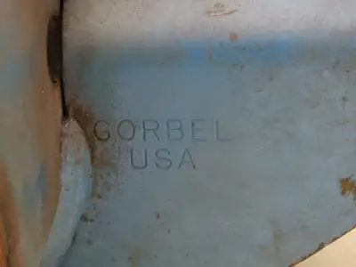 Gorbel S1000 1/2 Ton Overhead Bridge Crane End Truck  *Missing Wheel*