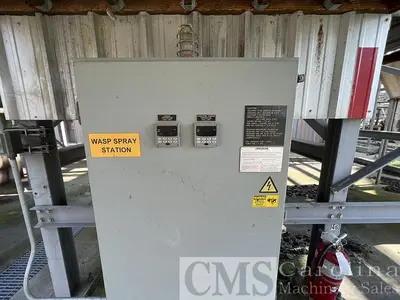 USED BUHLER AEROGLIDE 13X60 STAINLESS STEEL DRUM DRYER WITH BURNER