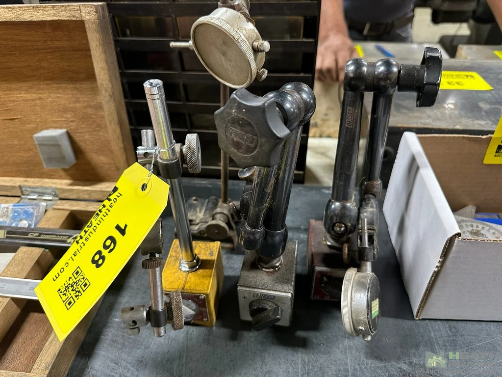 Used _UNKNOWN_ (4) ASSORTED MAGNETIC INDICATOR STANDS Stands Illinois US | Heath Industrial Auction Services #1549779